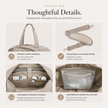 Courtier pickleball bag detail