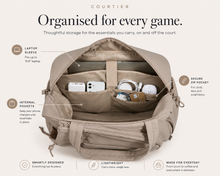 Courtier pickleball bag detail